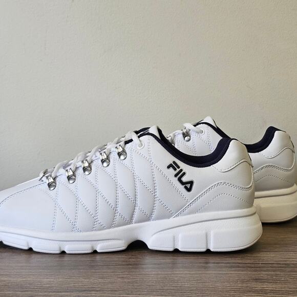 FILA Men's Dontaro Casual Sneakers from Finish Line Size 11 White/Navy NWT - Picture 1 of 7